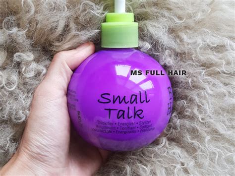 A Real Hair Thickifier Honest Review Of Tigi Bed Head Small Talk 3 In