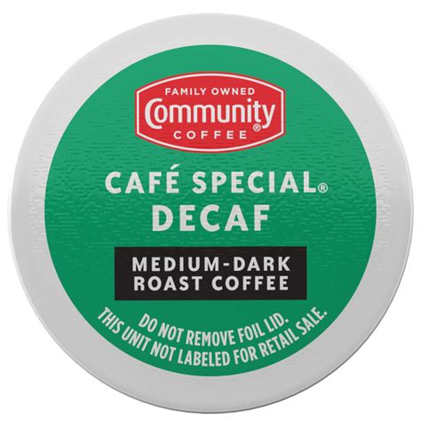 Cafe Special Decaf Coffee Pods - 80 count | Community Coffee