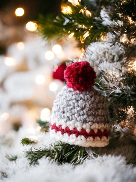 Free Crochet Mini Mitten Ornament Pattern Artofit