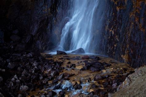 Premium Photo | Waterfall in mount aragats