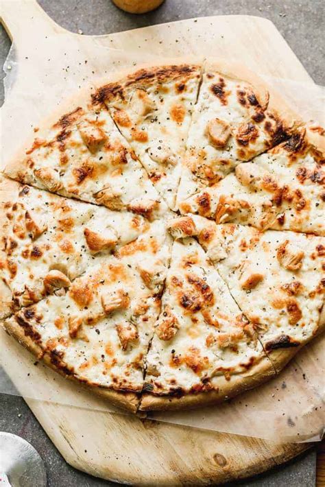 Chicken Alfredo Pizza Tastes Better From Scratch