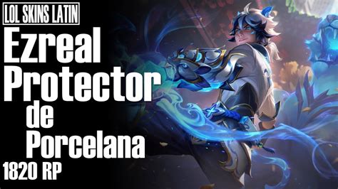 Ezreal Protector de Porcelana Español Latino League of Legends