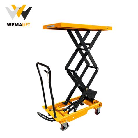 Double Scissors Lift Table WEMALIFT EQUIPMENT CO LTD