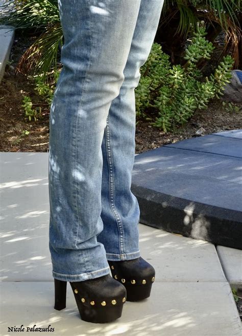 High Heel Clogs Clog Heels High Heels Platform Wedges Jean Pants