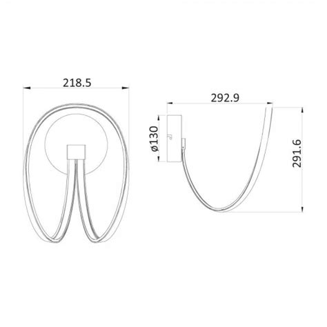 LED аплик за стена Omnia модел Line 20W купи в интернет - магазин ...