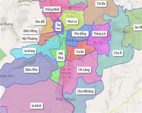 Bản đồ Quy Hoạch Thành Phố Pleiku Gia Lai Kế Hoạch Sử Dụng đất Meey Map