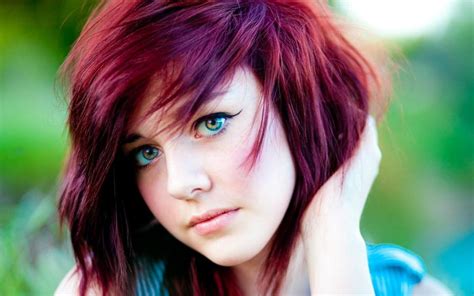 Colour Hair Girl Wallpapers Wallpaper Cave