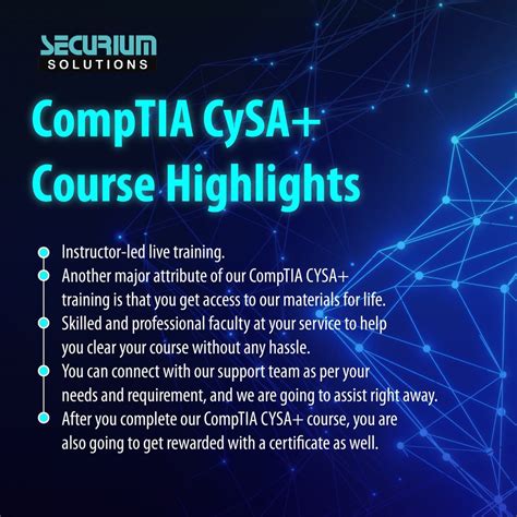 Cybersecurity Analyst Comptia Cysa Rs Person Securium