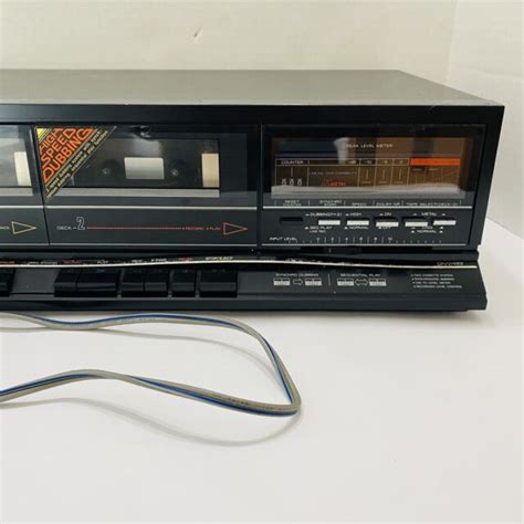 Fisher Studio Standard Stereo Double Cassette Deck Model Cr W853 For