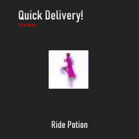 Adopt Me Ride Potion