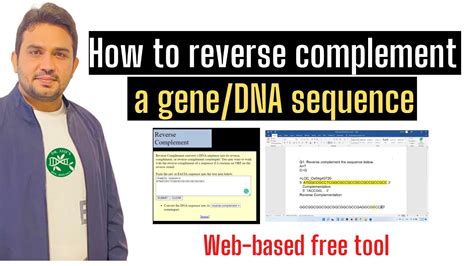 How To Reverse Complement A Gene Sequence YouTube