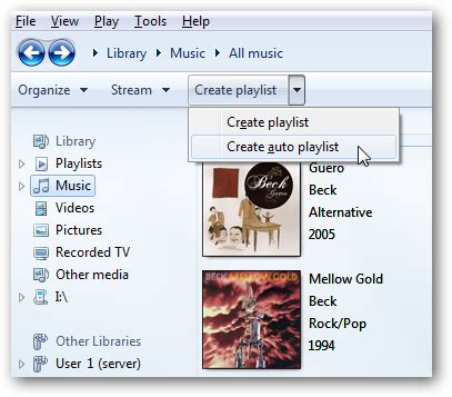 How To Create Auto Playlists In Windows Media Player 12