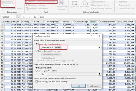 Intelligente Tabellen Hands On Excel