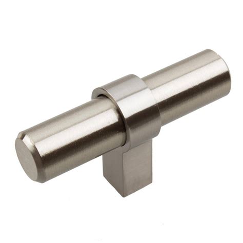 Gliderite 2 14 In Solid Steel Euro Style Stainless Steel Finish T Bar