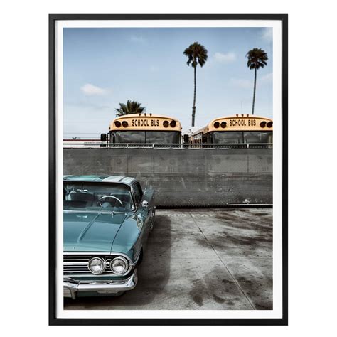 Poster Ochlich Retro School Bus Wall Art De