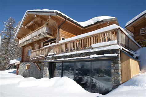 Ski Chalet in La Plagne, 5 bedrooms, Jacuzzi / Hot Tub, Sauna, Log fire ...