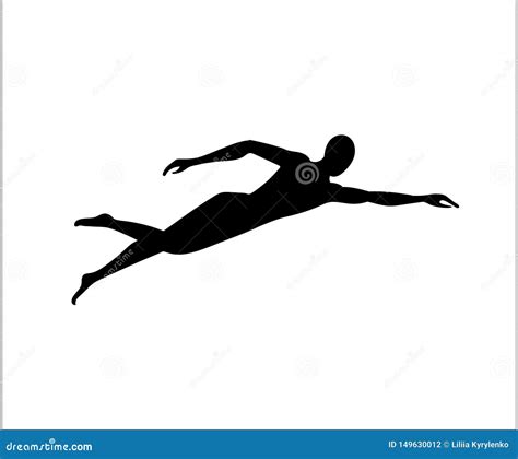 Swimmer Silhouette