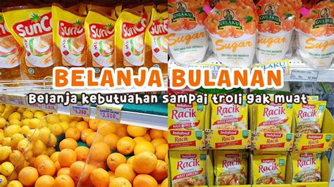 Belanja Bulanan Groceryshopping Youtube