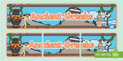 Free Ancient Greece Display Banner L Enseignant A Fait