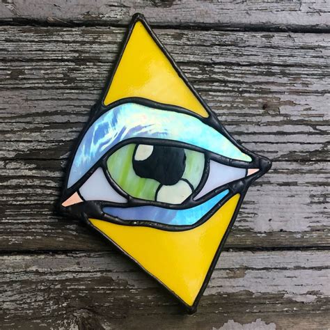 Stained Glass Melted Eye Suncatcher Stained Glass Diy Stained Glass