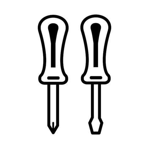 Premium Vector Screwdriver Icon Vector On Trendy Design