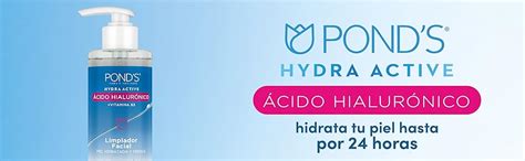 POND S Limpiador Facial Hydra Active con Ácido Hialurónico 200 mL