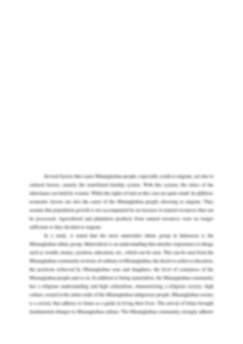 SOLUTION: The matrilineal concept matriarchy of minangkabau culture