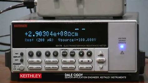 High Resistance Measurements Using Keithleys Model 6517B Electrometer