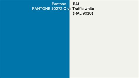 Pantone C Vs Ral Traffic White Ral Side By Side Comparison