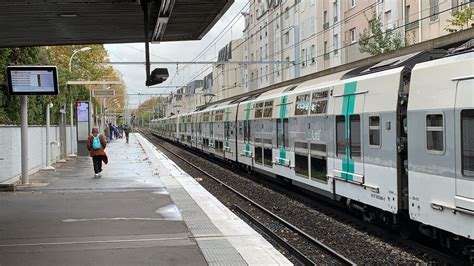 Arriv E Rer A Mi En Gare De Le Parc De Saint Maur Youtube