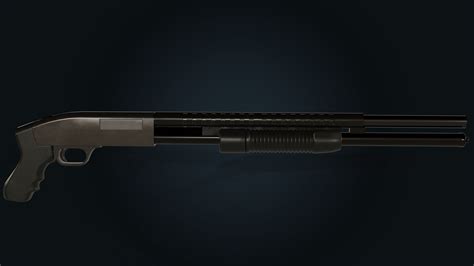 3d Model Mossberg 500 Shotgun Cgtrader