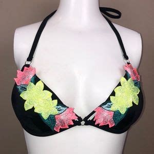 Pink Victoria S Secret Swim Victorias Secret Pink Push Up Triangle Bikini Top Poshmark