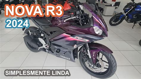 Lan Amento Nova Yamaha R Roxa Pre O De Lan Amento E Condi Es