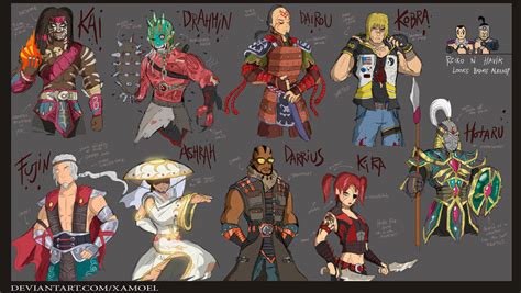 Mortal Kombat Some 3d Era Redesigns By Xamoel On Deviantart