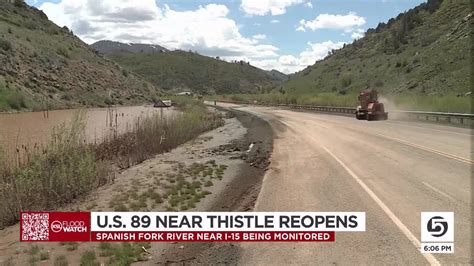 Us In Spanish Fork Canyon Opens Several Days After Flooding Youtube