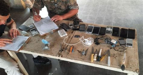 Incautan drogas armas y celulares de la cárcel de Concepción