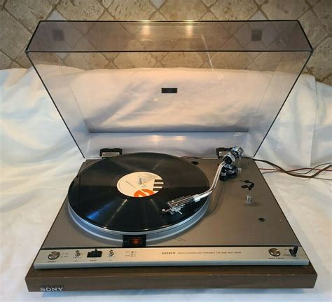 Sony Ps Belt Drive Servo Controlled Turntable W Pickering Xv