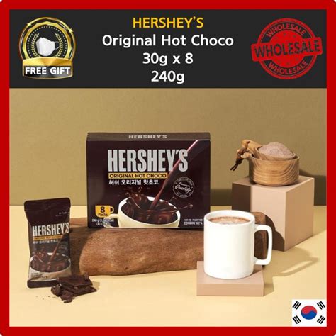 HERSHEY S Original Hot Choco Powder 30g X 8Pack 240g Milk Chocolate Drink Lazada Singapore