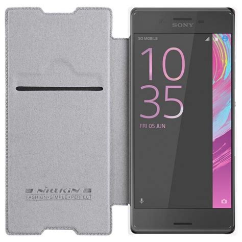 Nillkin Qin Flipdeksel Sony Xperia X Performance F8131 Hvit