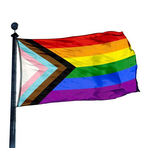 Progress Pride Flag (5 ft. x 8 ft.) | FlagandBanner.com