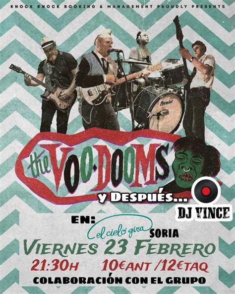 Concierto Esta Noche En El Cielo Gira Con The Voo Dooms Y DJ Vince