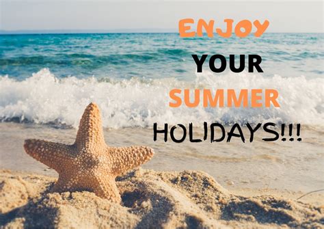 The English Blog Summer Holidays