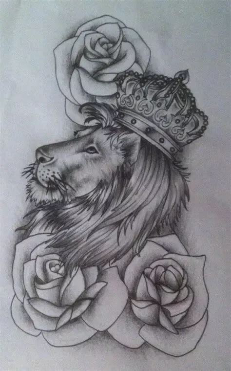 12 Best Lion And Rose Tattoo Designs PetPress Lion Tattoo Lion