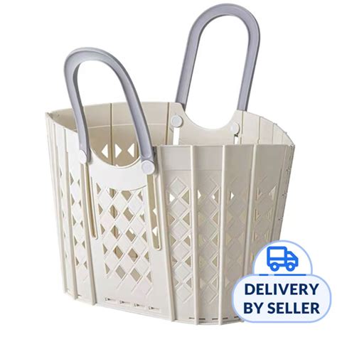 Foldable Laundry Basket With Adjustable Handle NTUC FairPrice