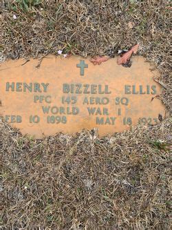 Henry Bizzell Ellis M Morial Find A Grave