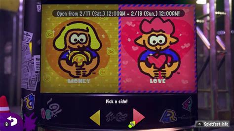 Splatoon Love Vs Money Splatfest Part Stream Archive Feb