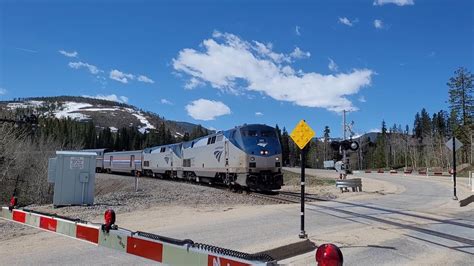 Westbound California Zephyr Passes Vasquez Crossing With An Updated