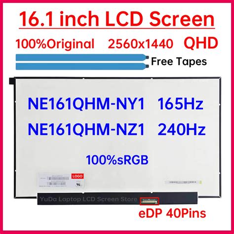 16 1 Inch IPS Laptop LCD Screen NE161QHM NY1 NE161QHM NZ1 Replacement