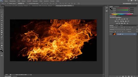 Photoshop Tutorial Schrift In Flammen Deutsch Hd Youtube