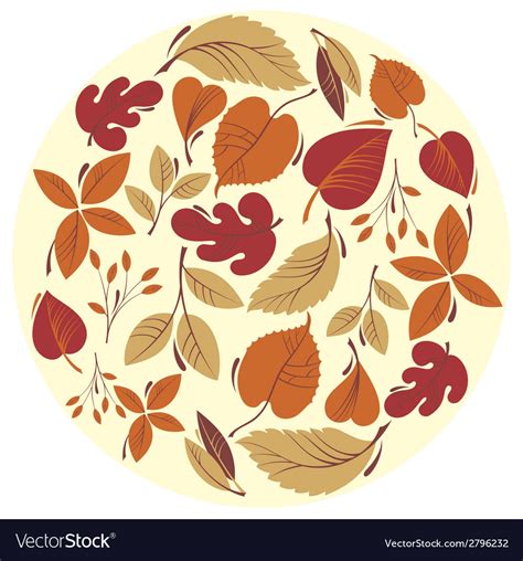 Autumn leaf background Royalty Free Vector Image